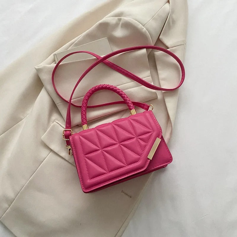 Nadia Quilted Elegance Mini Tote